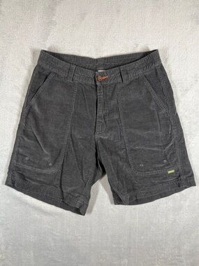 Howler Bros Gray Corduroy Shorts 33
